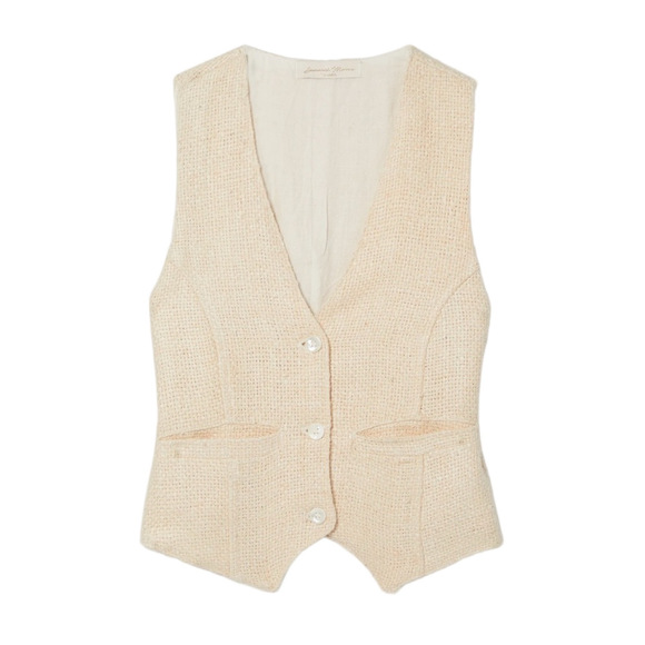 savannah morrow Tops - Savannah Morrow Kate Vest - Woven Peace Silk - Small & Medium Available